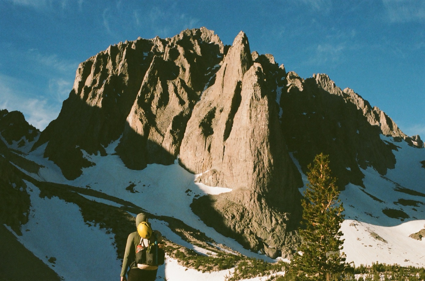 Standing at a mountain overlook