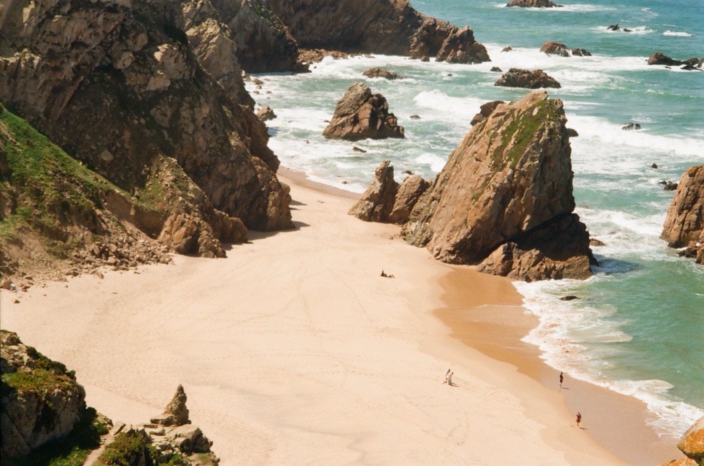 Rocky cove with turquoise water